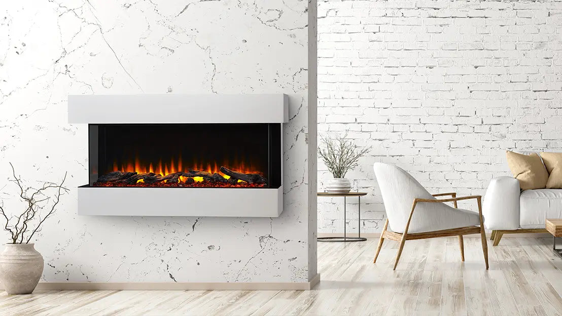 SimpliFire Scion Trinity 3 Sided Linear Electric Fireplace  SimpliFire