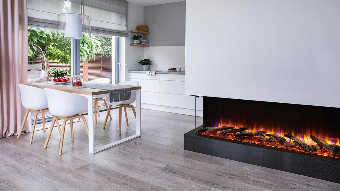 SimpliFire Scion Trinity 3 Sided Linear Electric Fireplace  SimpliFire