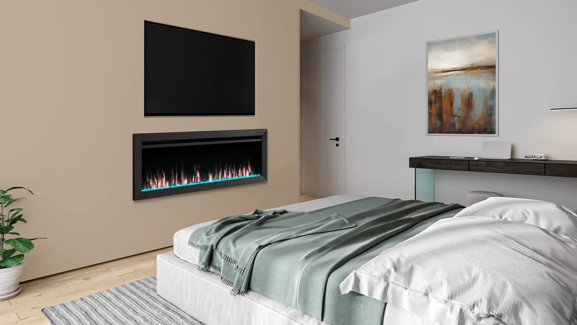 SimpliFire Allusion Slim Linear Electric Fireplace SimpliFire Series  SimpliFire
