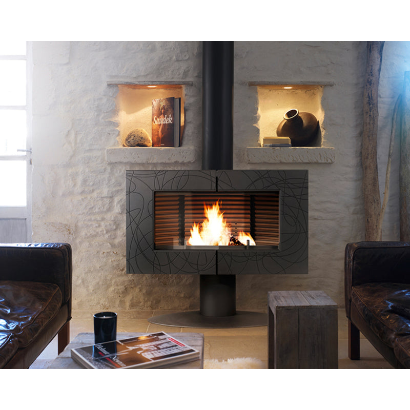 Invicta Symphonia 6115-44 Grey (Anthracite) Top Flue