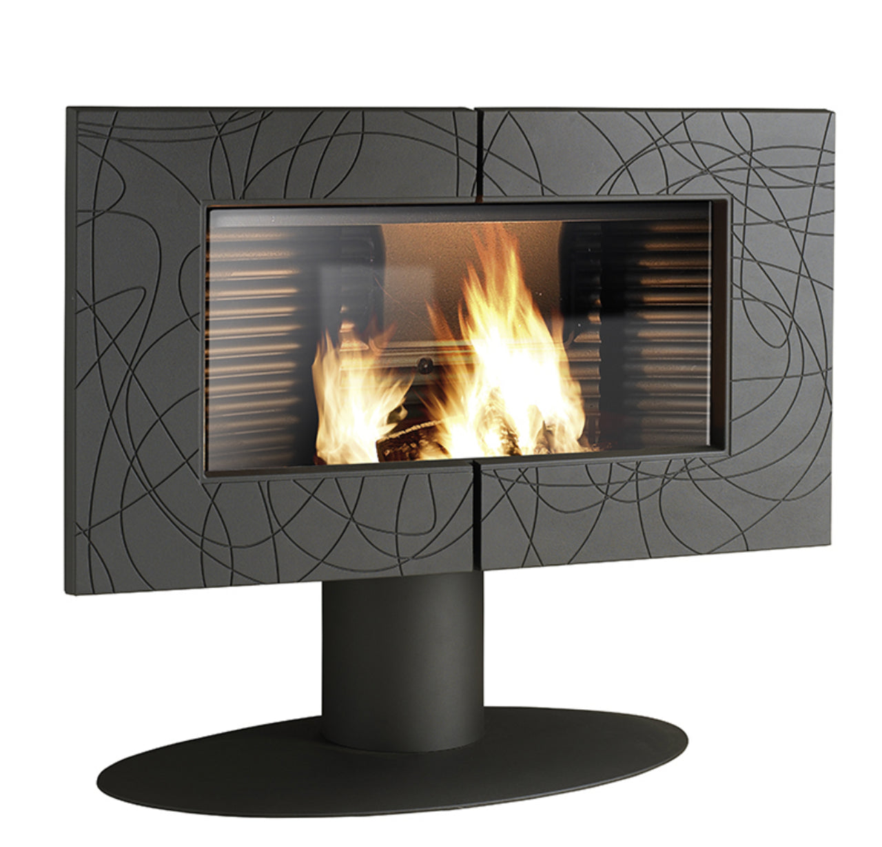 Invicta Symphonia 6115-44 Grey (Anthracite) Top Flue  Invicta