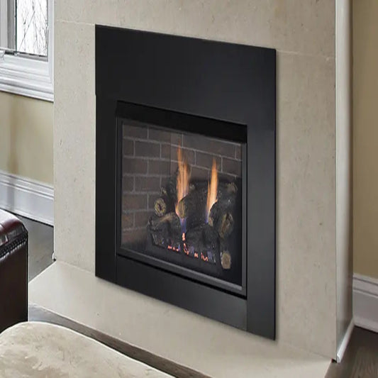 Monessen Solstice VFI33 Vent Free Traditional Insert Millivolt Control Black Surround - Liquid Propane