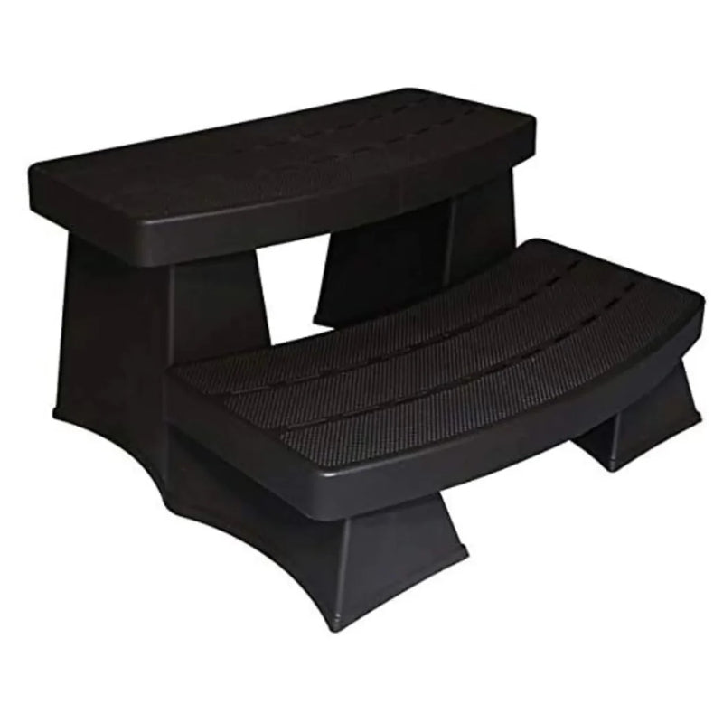Cyanna Valley Spas Spa Step - Black  Fam Noble