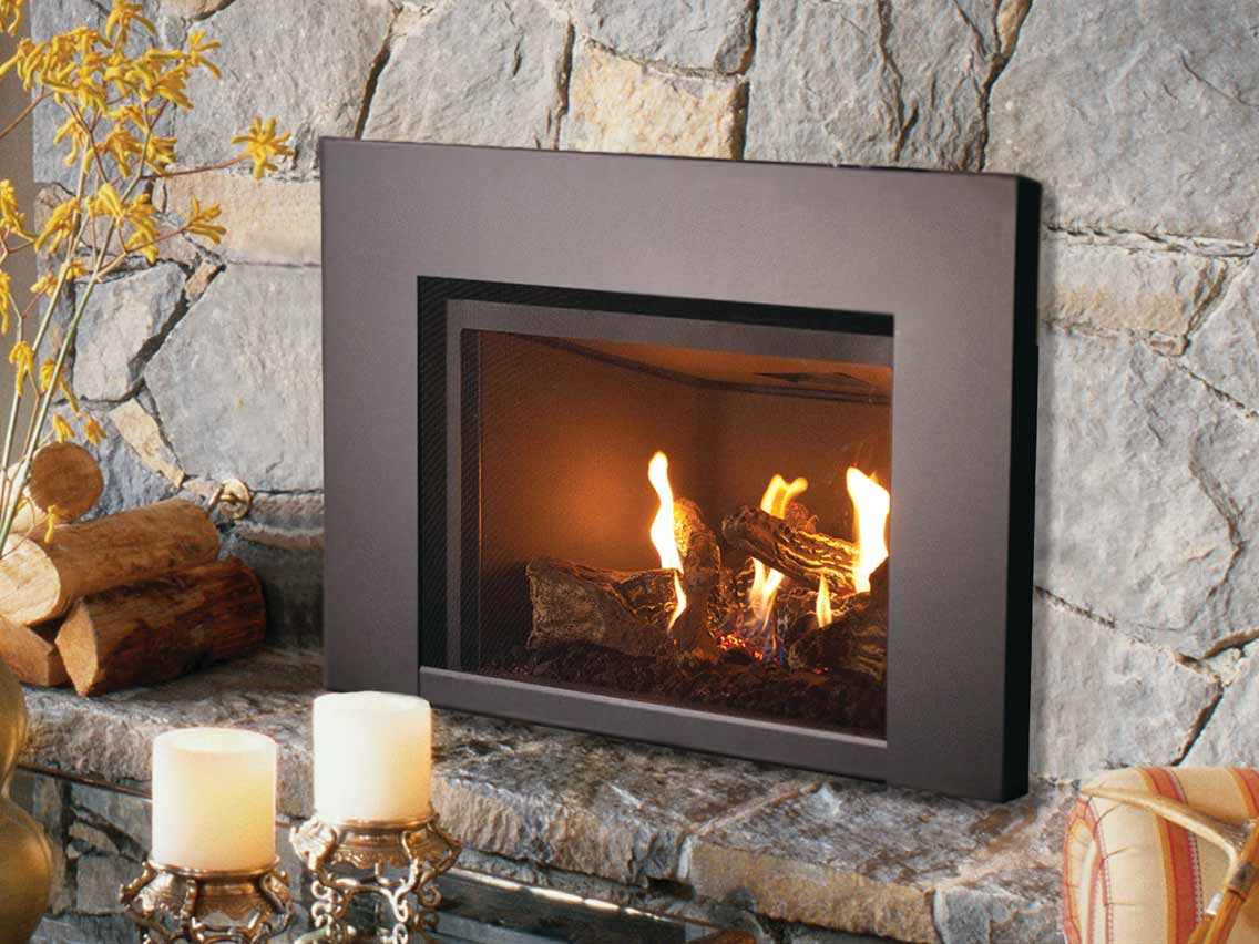Superior Medium Direct Vent Gas Insert Electronic Ignition  Superior Fireplaces