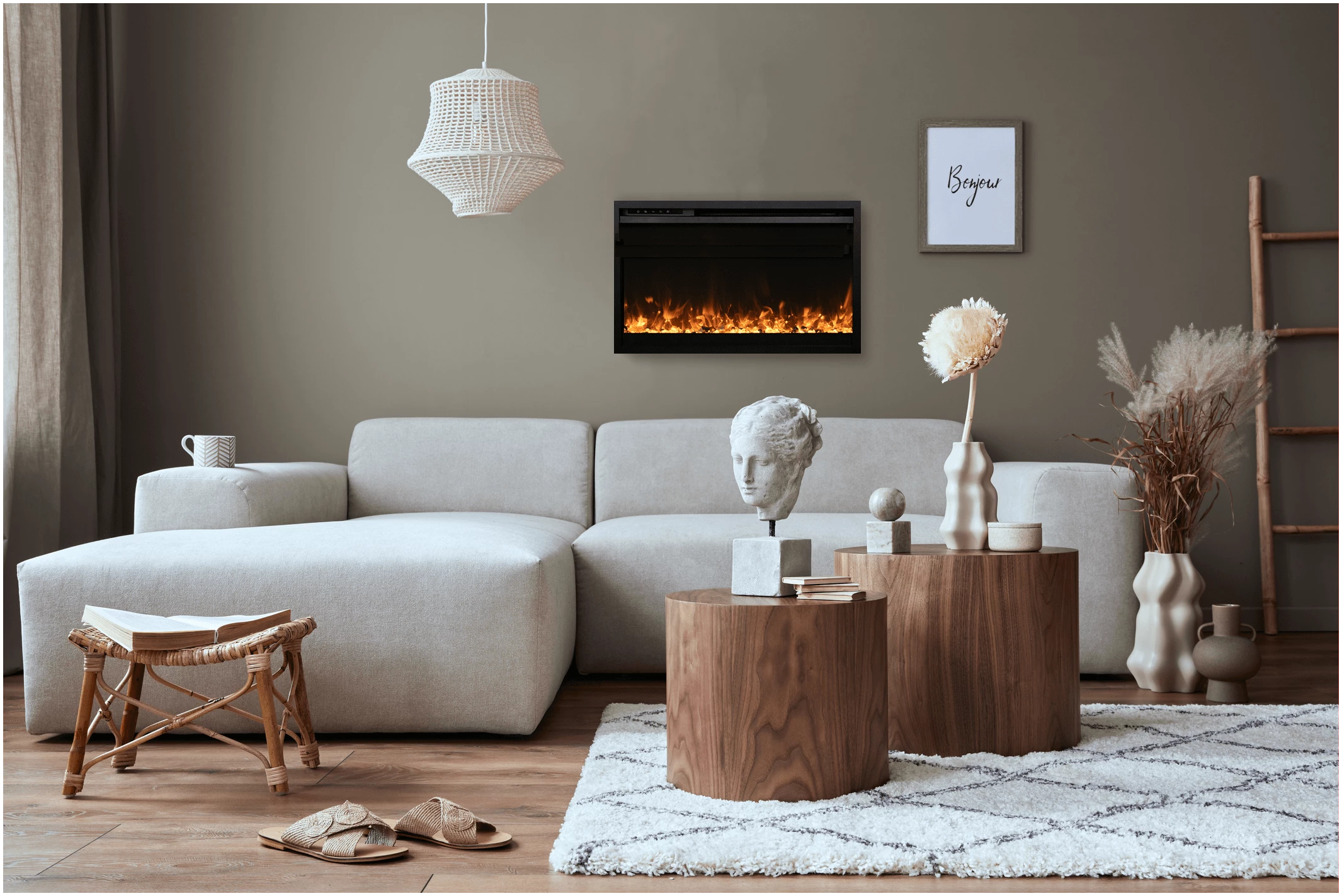 Amantii TRD Xtra Slim Electric Fireplace  Amantii