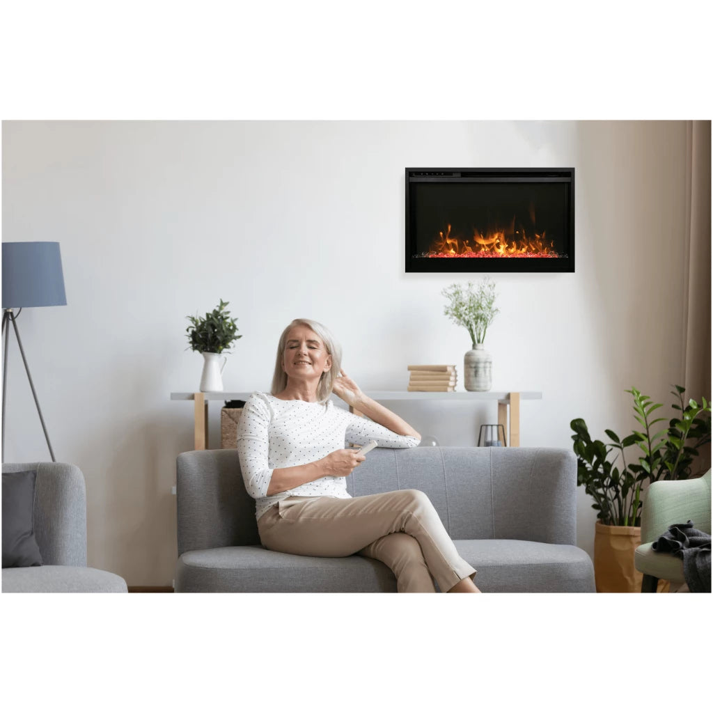 Amantii TRD Xtra Slim Electric Fireplace  Amantii