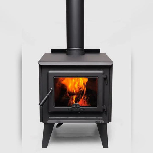 True North Leg Model Wood Stove Complete W/Door & Legs, Side Shields