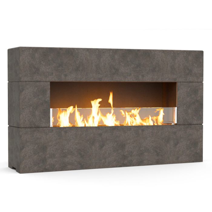American Fyre Designs Milan Low Linear Fireplace  American Fyre Designs