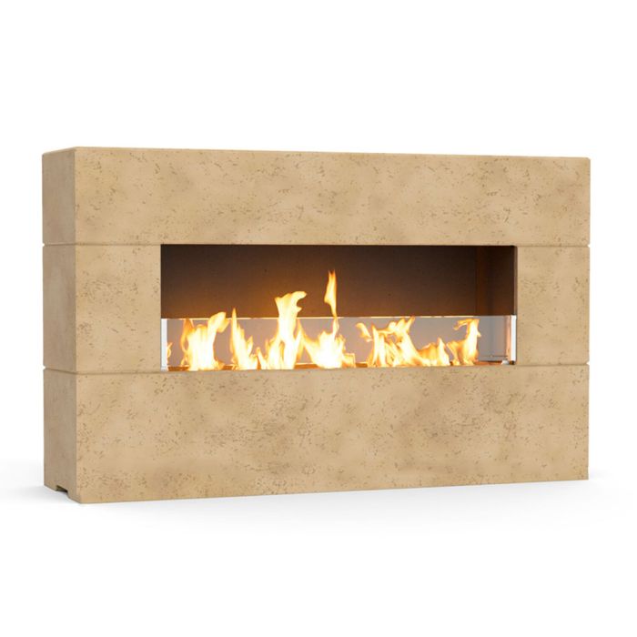 American Fyre Designs Milan Low Linear Fireplace  American Fyre Designs