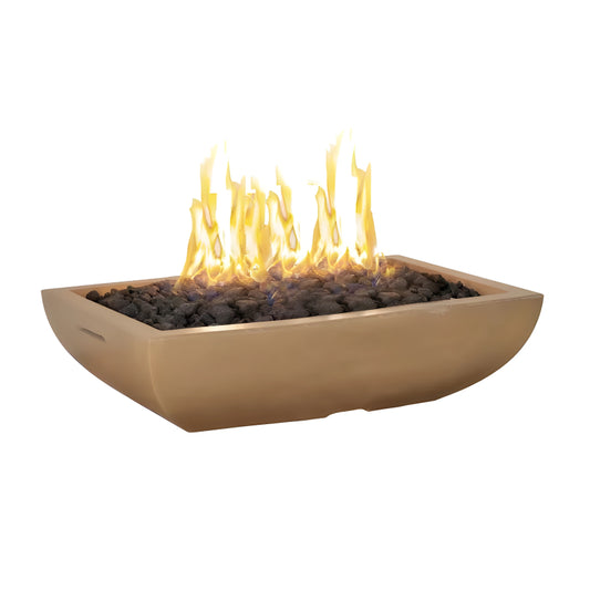 American Fyre Designs Bordeaux Rectangle Fire Bowl