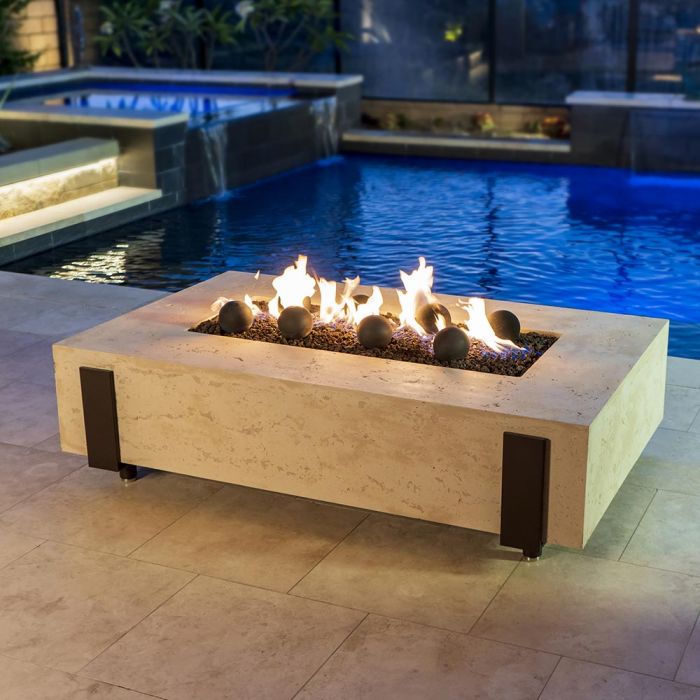 American Fyre Designs Iron Saddle Firetable  American Fyre Designs