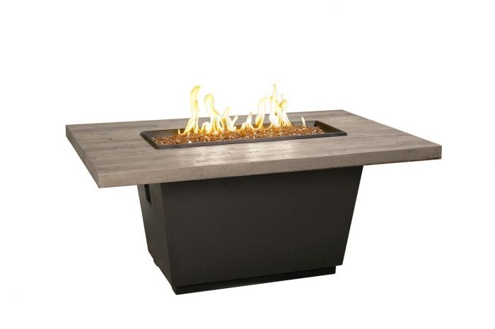 American Fyre Designs Reclaimed Wood Cosmo Rectangle  American Fyre Designs