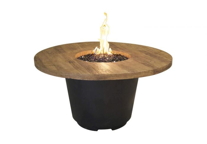 American Fyre Designs Reclaimed Wood Cosmo Round  American Fyre Designs