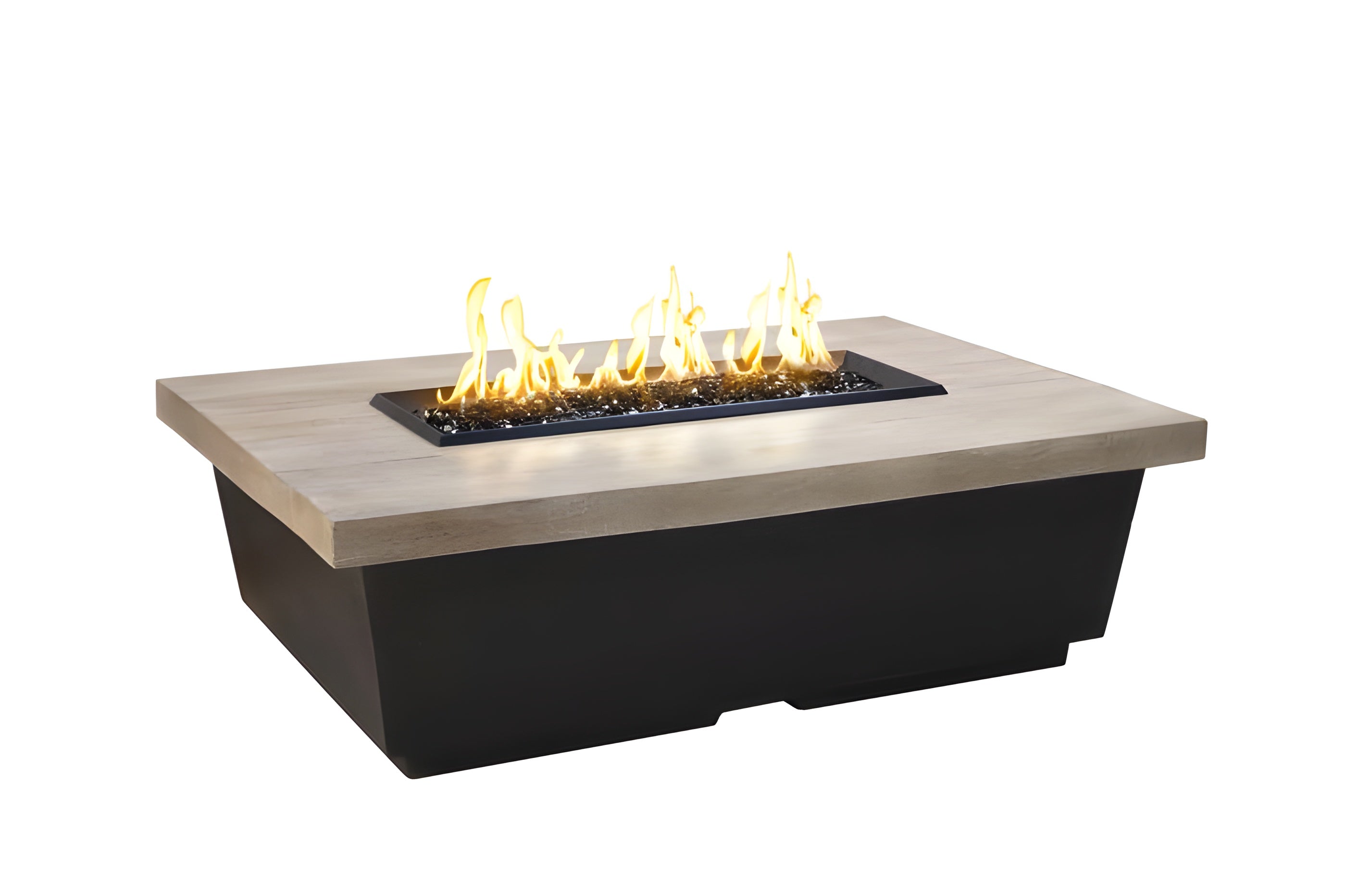 American Fyre Designs Reclaimed Wood Contempo Rectangle  American Fyre Designs
