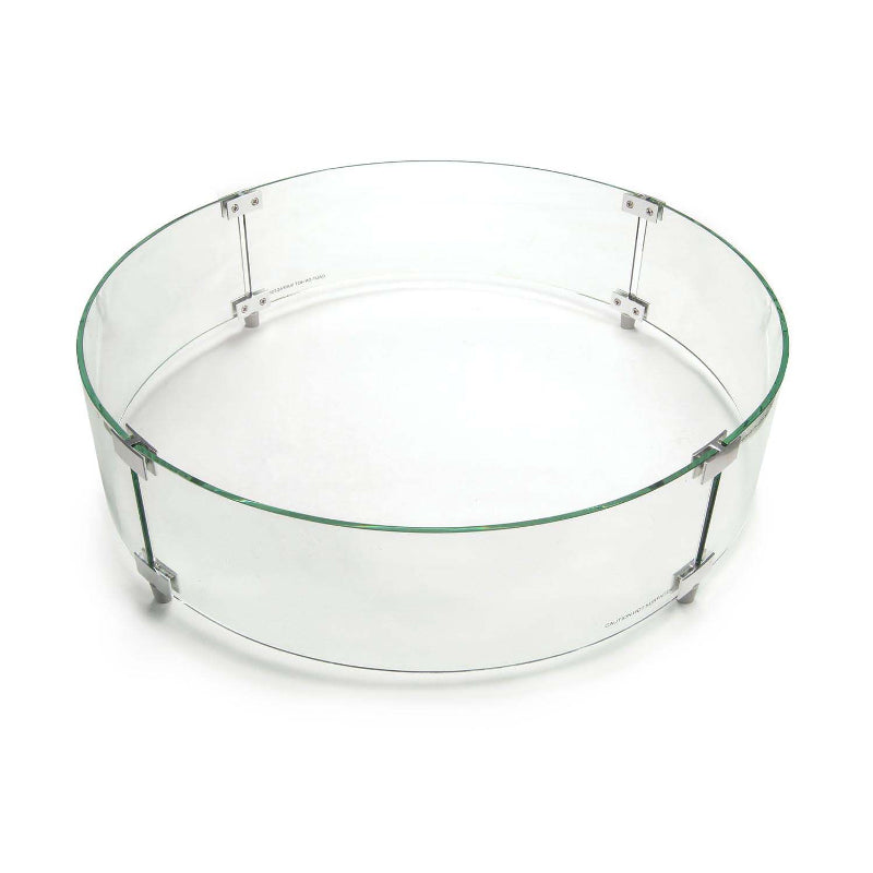 American Fyre Designs Round Glass Wind Guard  Fam Noble