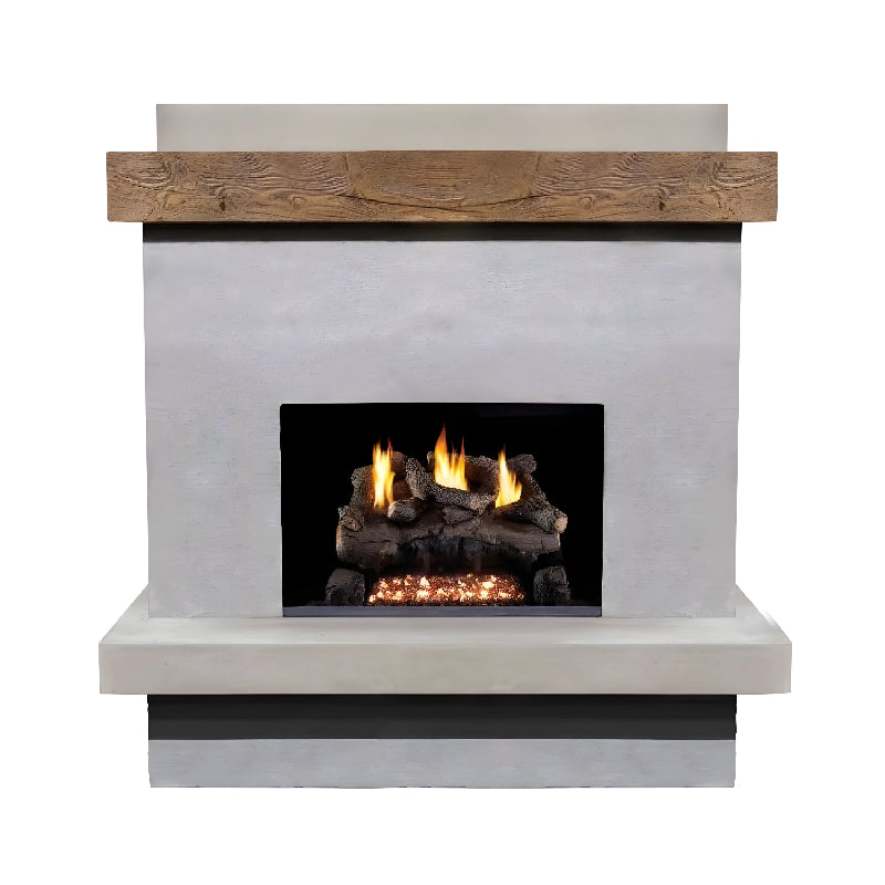 American Fyre Designs Brooklyn Smooth Fireplace