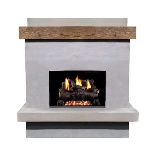 American Fyre Designs Brooklyn Smooth Fireplace