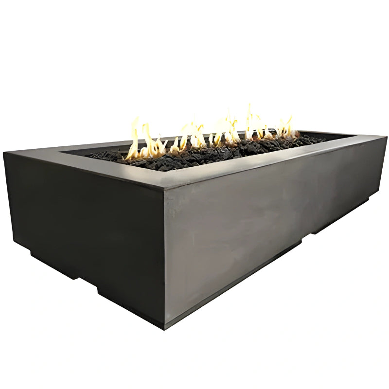 American Fyre Designs Louvre Long Rectangle Fire Pit