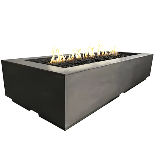American Fyre Designs Louvre Long Rectangle Fire Pit