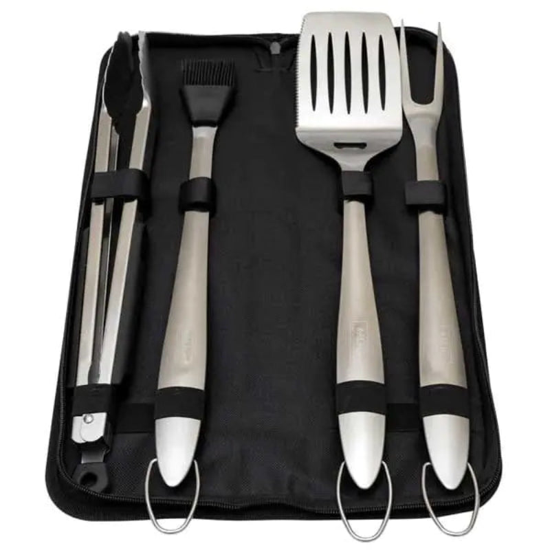 American Outdoor Grill Four-Piece Tool Set  Fam Noble