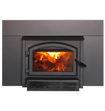 Empire Stove Archway Wood Insert W/Blower, Matte Black  Empire Stove