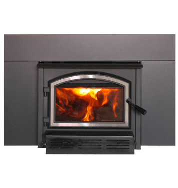 Empire Stove Archway Wood Insert W/Blower, Matte Black  Empire Stove