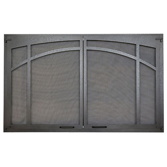 Superior 32" Arched Screen Door, Textured Iron  Fam Noble