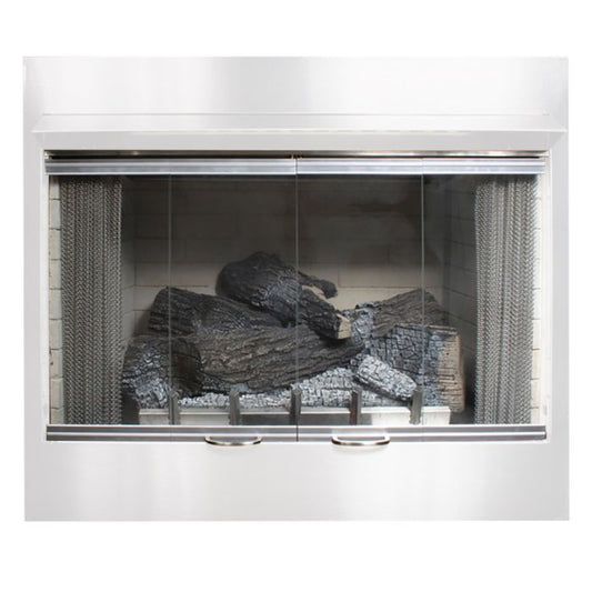 White Mountain Hearth Carol Rose 36" SS Bi-Fold Glass Doors