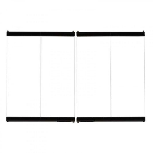 Superior Mosaic Masonry Bi-Fold Door, Ebony Finish
