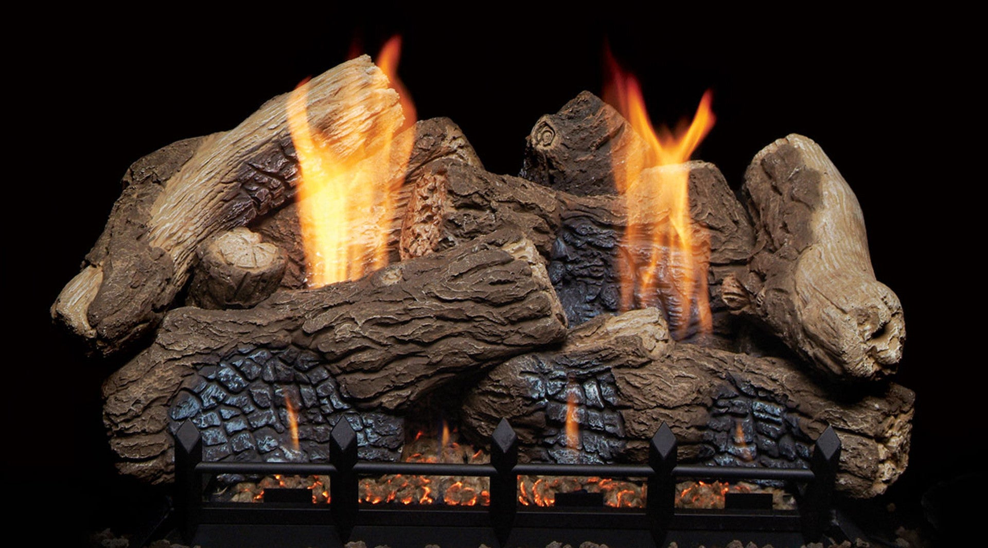 Monessen Gas Log Set Option 30"  Fam Noble