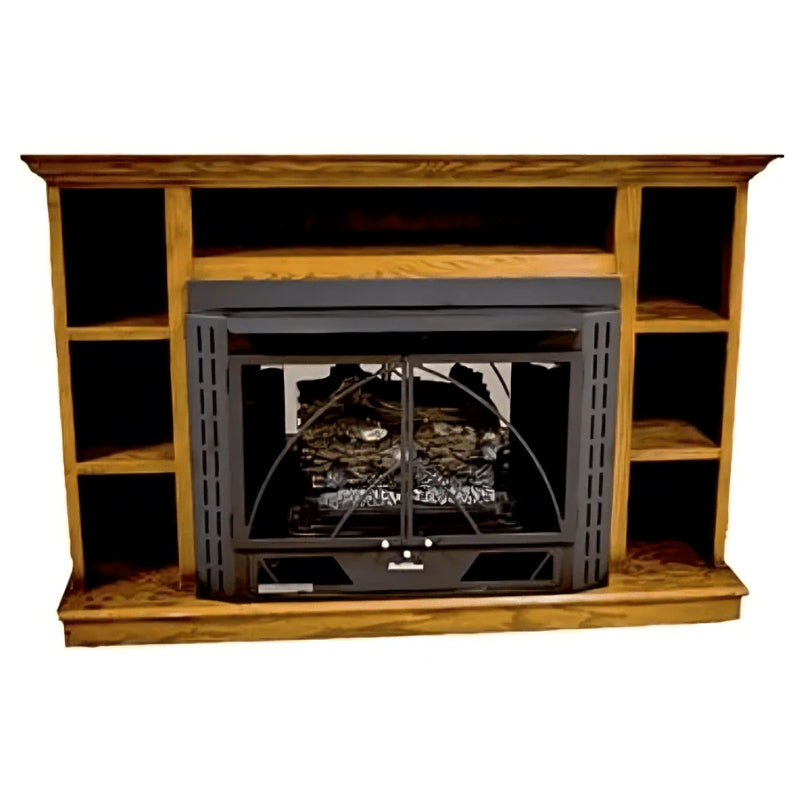 Buck Stove Prestige Bookcase Mantel  Fam Noble