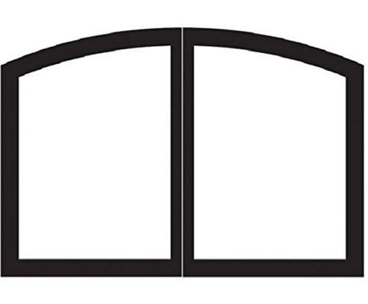 White Mountain Hearth 36" Door Frame, Black, Arch +Door Set, 36S, Black, Arch