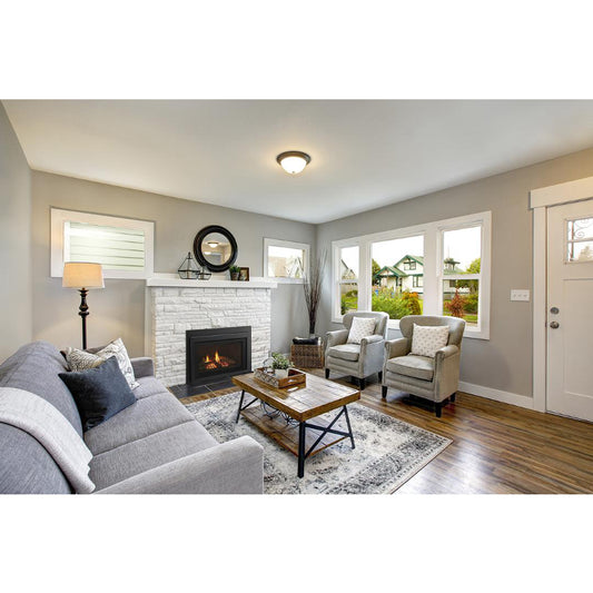Medium 30" Direct Vent Gas Fireplace Insert Natural Gas with IPI Ignition System