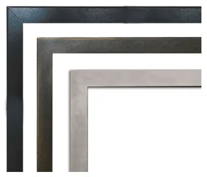 White Mountain Hearth McKinley 60" Beveled Frame, 1.5-in., Textured Black