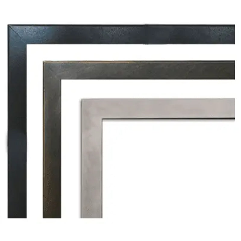 White Mountain Hearth McKinley 60" Beveled Frame, 1.5-in., Textured Black  Fam Noble