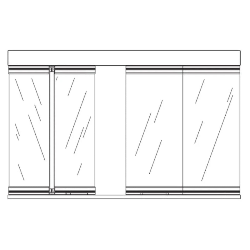 White Mountain Hearth 42" Bi-Fold Glass Doors Black  Fam Noble