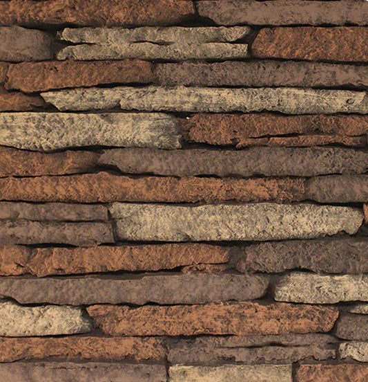 White Mountain Hearth Clean Face 32" Liner, Stacked Limestone