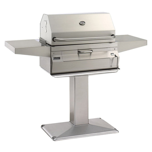 Fire Magic Charcoal Grills 24" S.S. Charcoal Patio Post Mount Grill