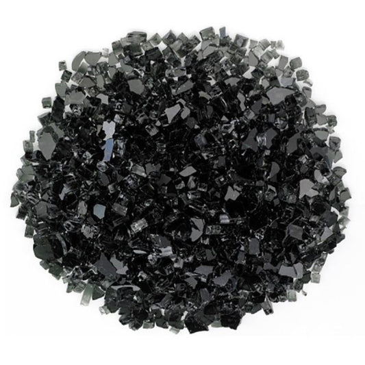 Monessen Crushed Fireglass Contemporary fireglass media--Onyx. 2.25 lbs