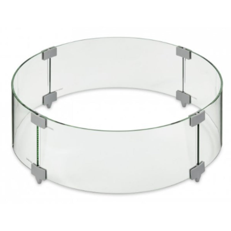Outdoor GreatRoom 20" Round Glass Wind Guard  Fam Noble