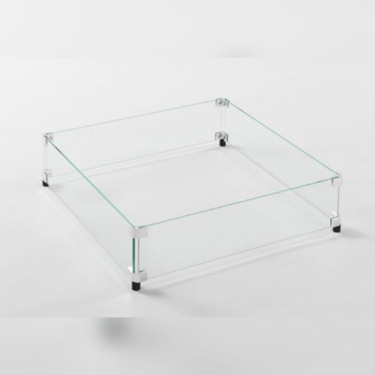 Outdoor Greatroom 24" x 24" Square Glass Wind Guard