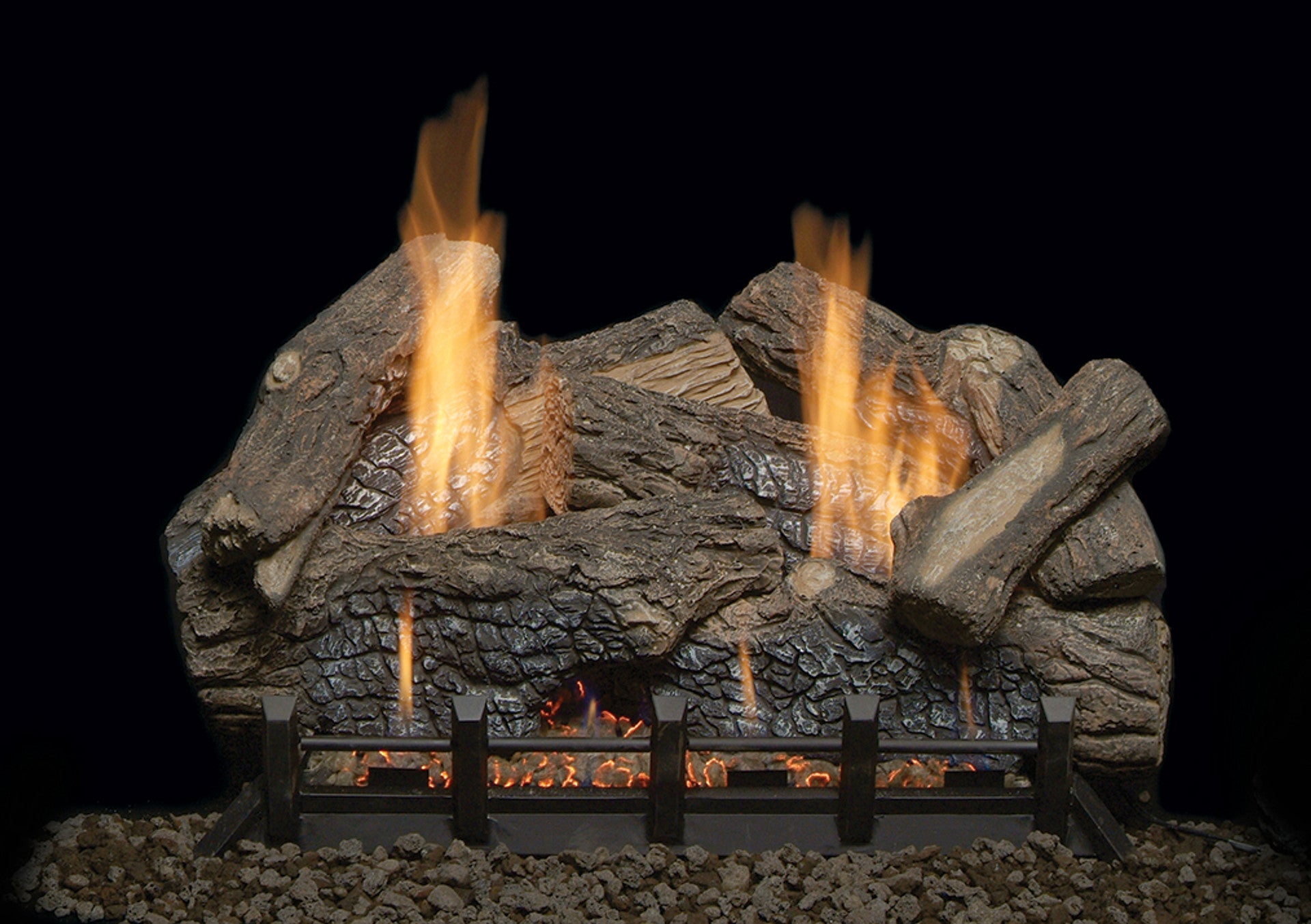 Monessen Gas Log Set Option 30"  Fam Noble