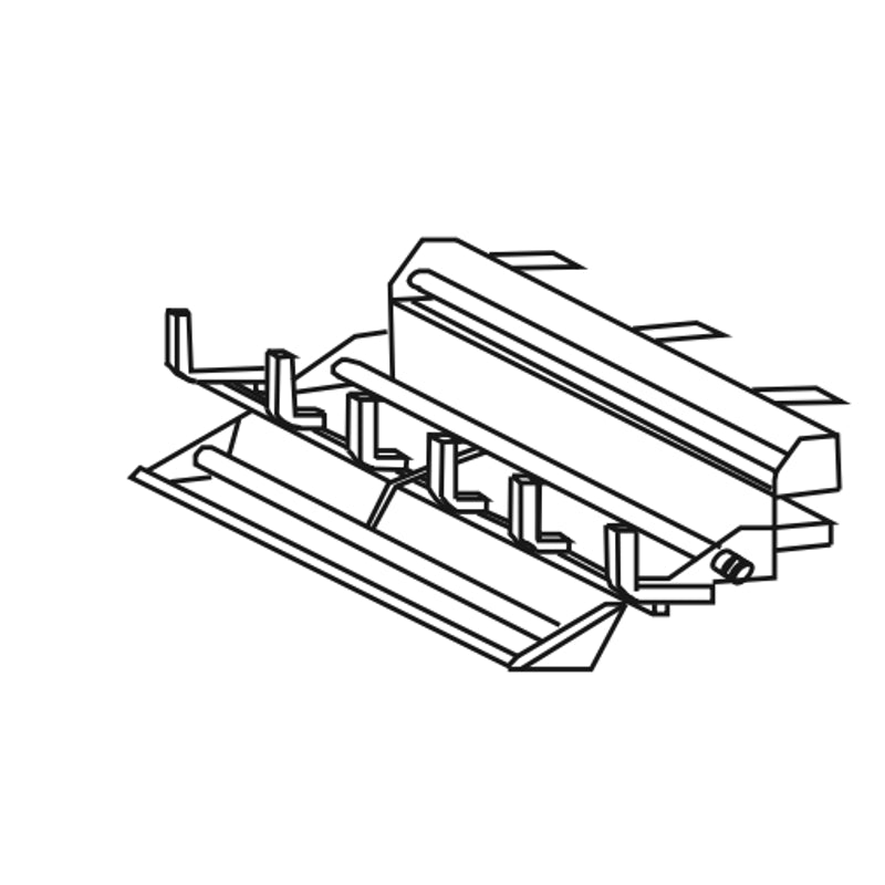 Majestic Castlewood Fireside Grand Oak 24" IPI Outdoor Grand Oaks NG Burner/Hearth Kit - 3 Tier  Fam Noble