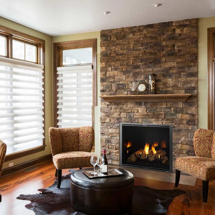Majestic Marquis II Direct Vent Fireplace with IntelliFire Touch Ignition - Natural Gas  Majestic