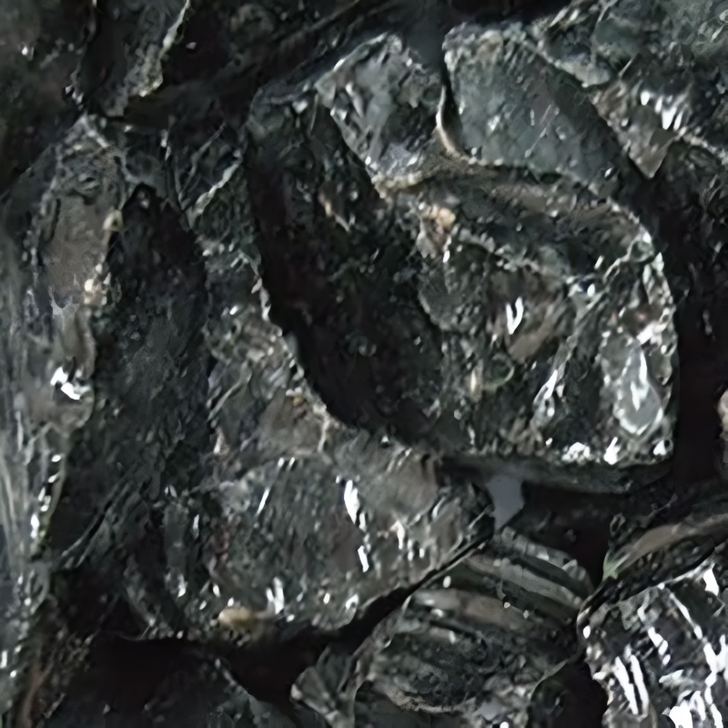 Majestic Pier 36" and See Through Crushed Glass Media Ebony (Black)  Fam Noble