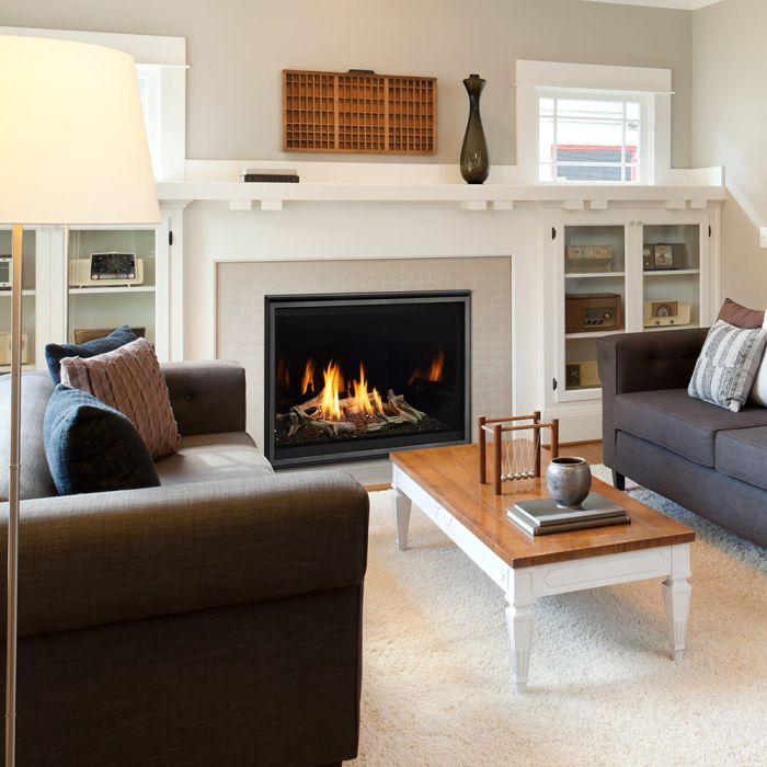 Majestic Meridian Modern Gas Fireplace with IntelliFire Touch Ignition - Natural Gas  Majestic