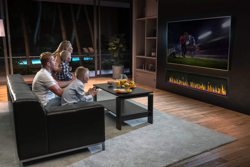 Modern Flames Orion Slim HelioVision Linear Electric Fireplace  Modern Flames