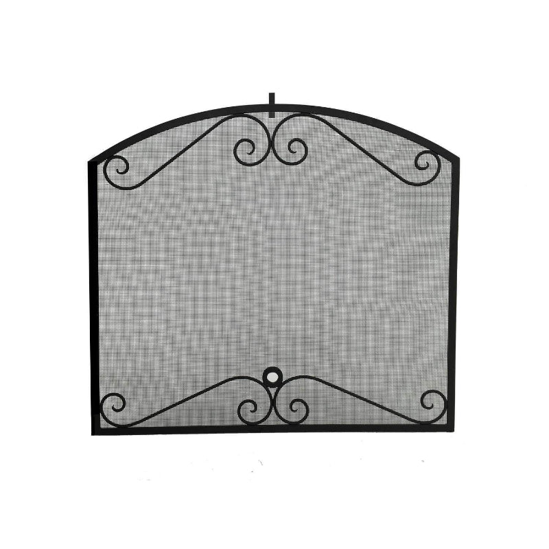 American Fyre Designs Arched Black Scroll Screen  Fam Noble