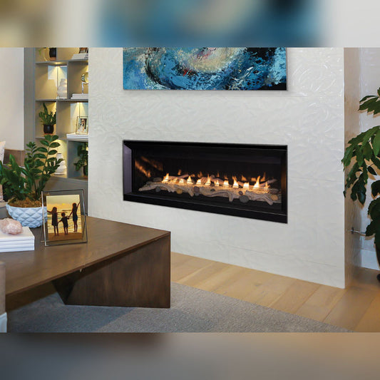 Superior Linear Vent Free Fireplace with Electronic Remote