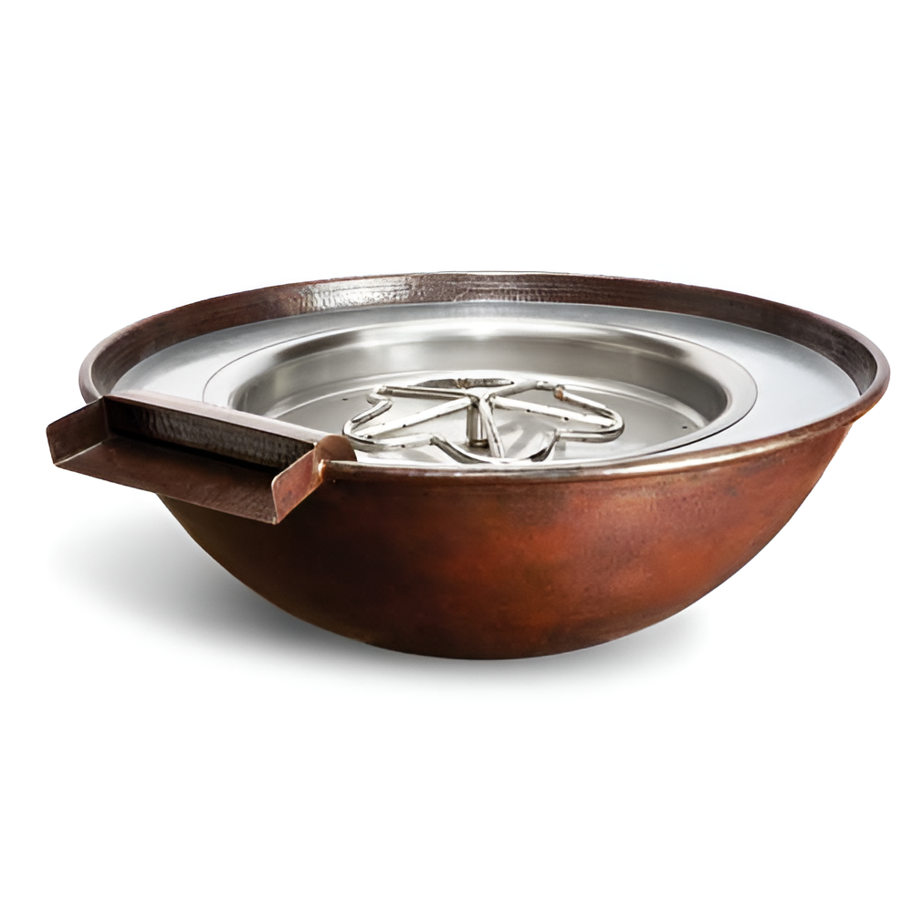 HPC Fire Copper Bowl Series – Hammered Tempe Model Fire Bowl